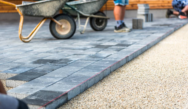 Permeable Paver Driveway in Cotter, AR